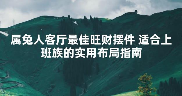 属兔人客厅最佳旺财摆件 适合上班族的实用布局指南